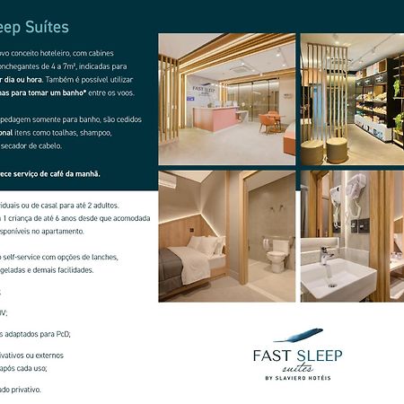 Fast Sleep Suites By Slaviero Hoteis - Hotel Dentro Do Aeroporto De Guarulhos - Terminal 2 - Desembarque Oeste מראה חיצוני תמונה